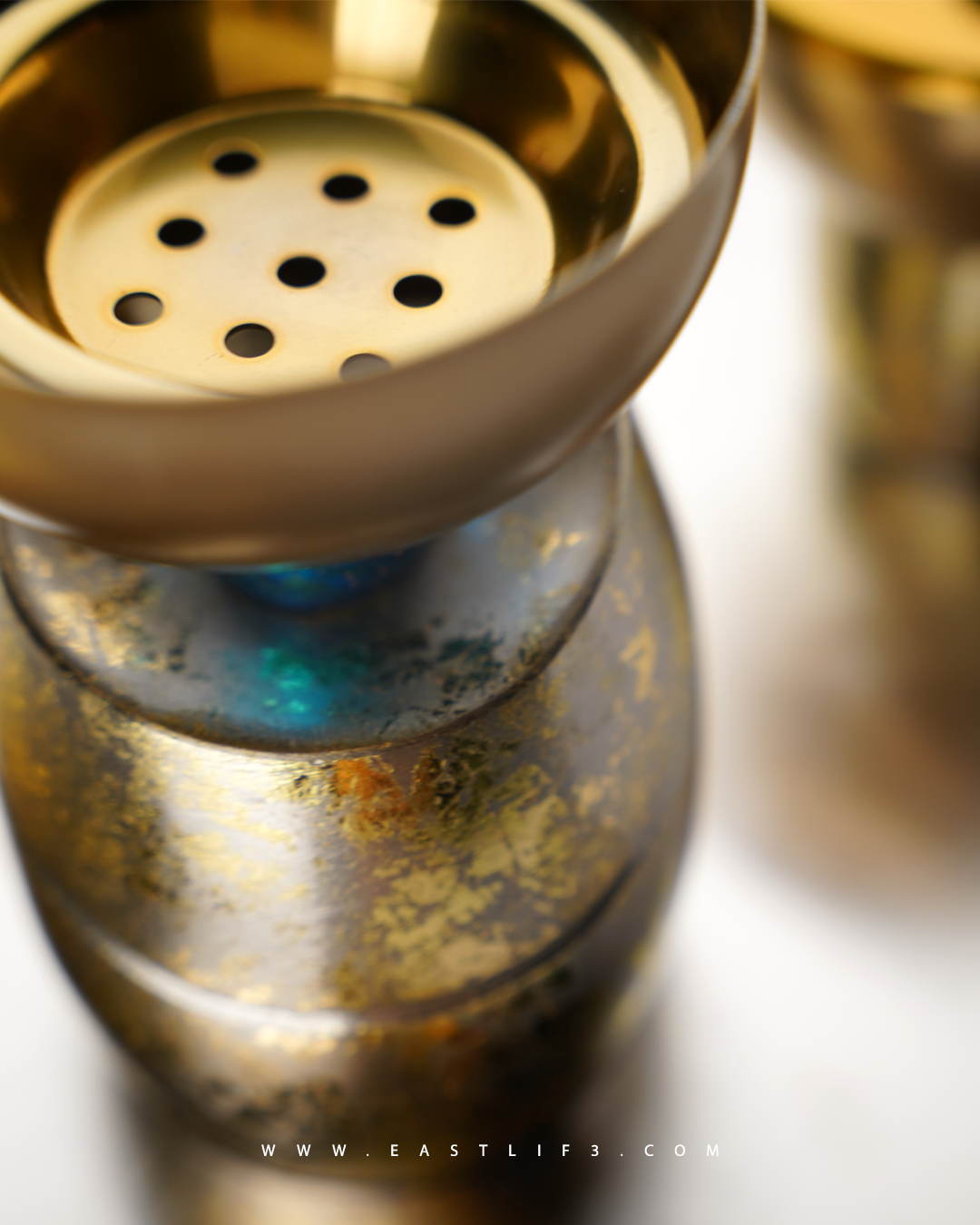 طقم مبخر ذهبي